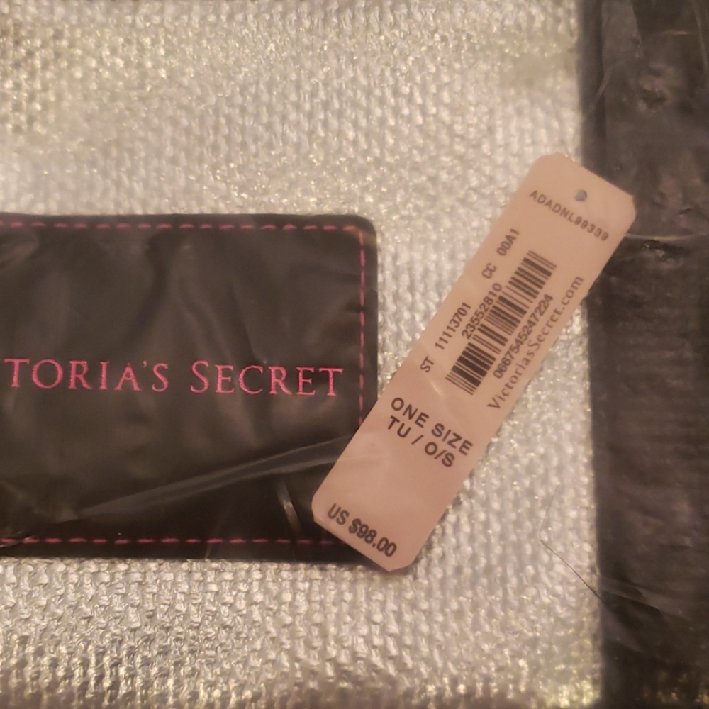 Victoria Secret Black and Silver Weekender